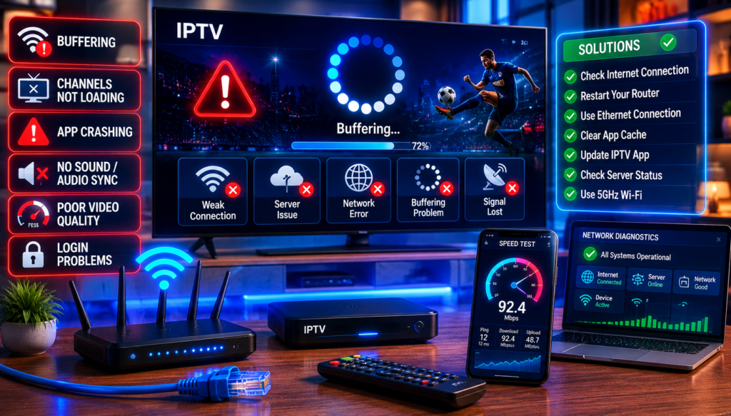 Common IPTV Problems and How to Fix Them